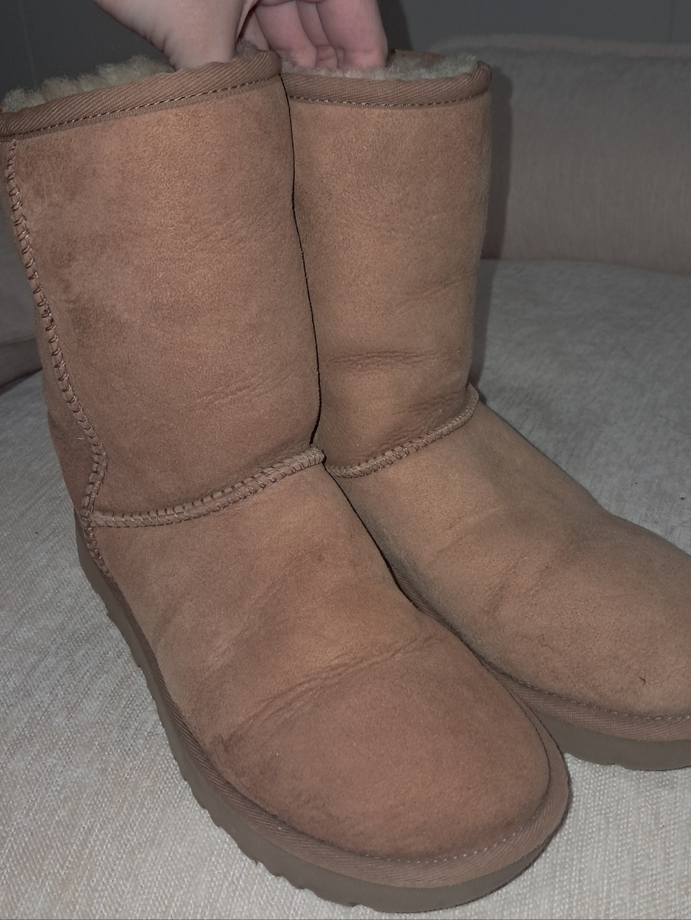 UGG Classic Short Boot in Chestnut Suede - Picture 9 of 13